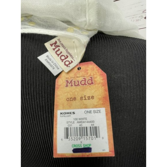 Mudd New Womans Light Gray Studded AMDA144400 Infinity Scarf Wrap - Picture 4 of 6